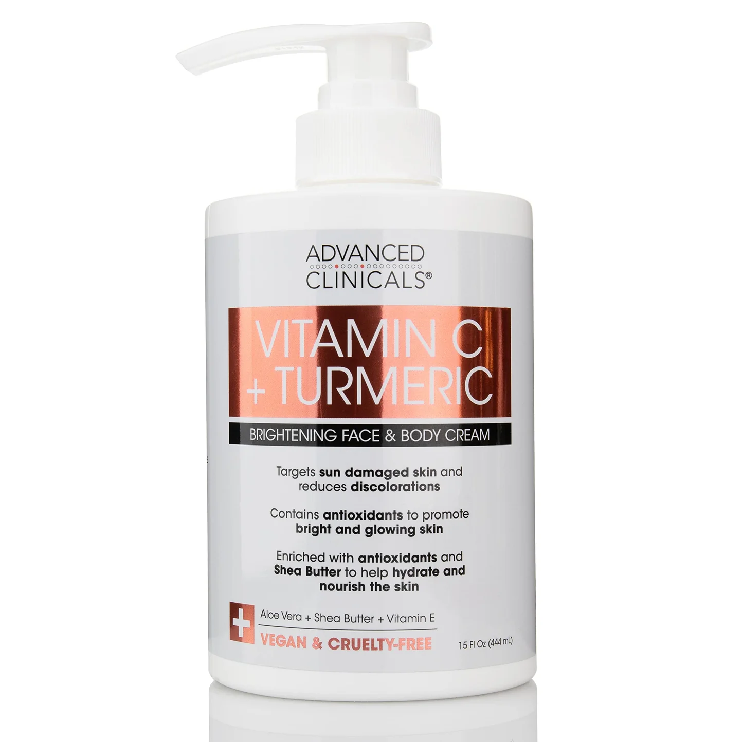 Advanced Clinicals Vitamin C + Turmeric Body Cream