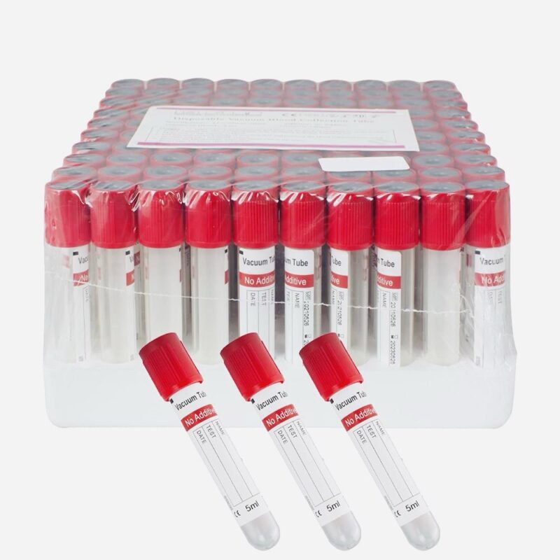 Plain Red-Top Blood Collection Tube