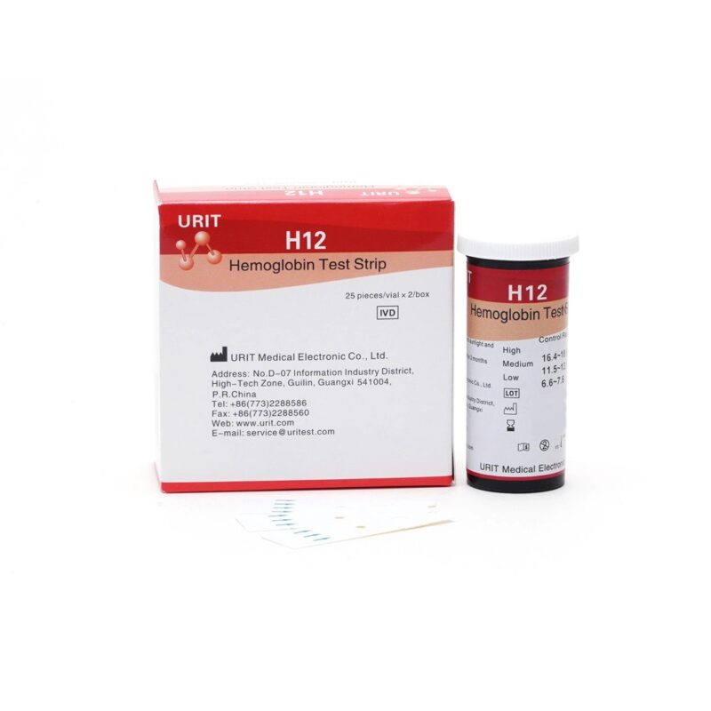 URIT-12 Hb Meter Test Strips – 50 Strips