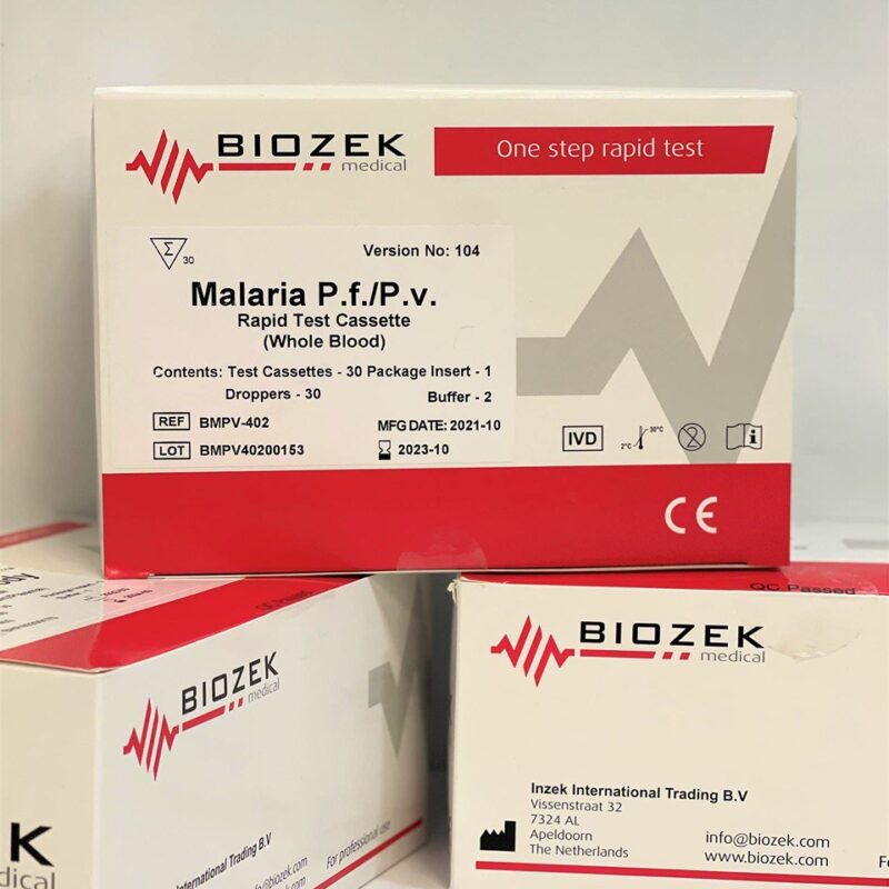 Malaria P.f./P.v. Rapid Test Cassette (Biozek)